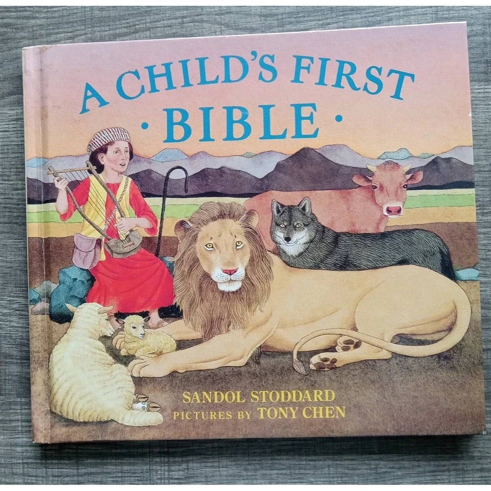 A‎ Childs First Bible by Sandol Stoddard, Hardcover Vintage